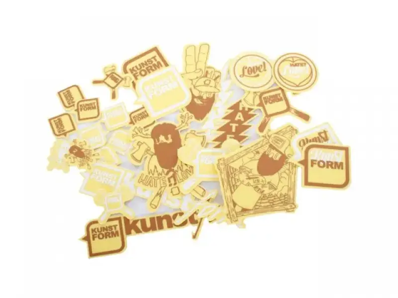 kunstform "Hate?Love!" Stickerset