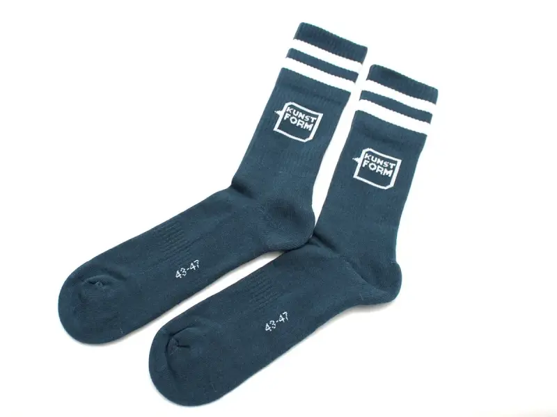 kunstform "Logo" Socken - Dark Petrol