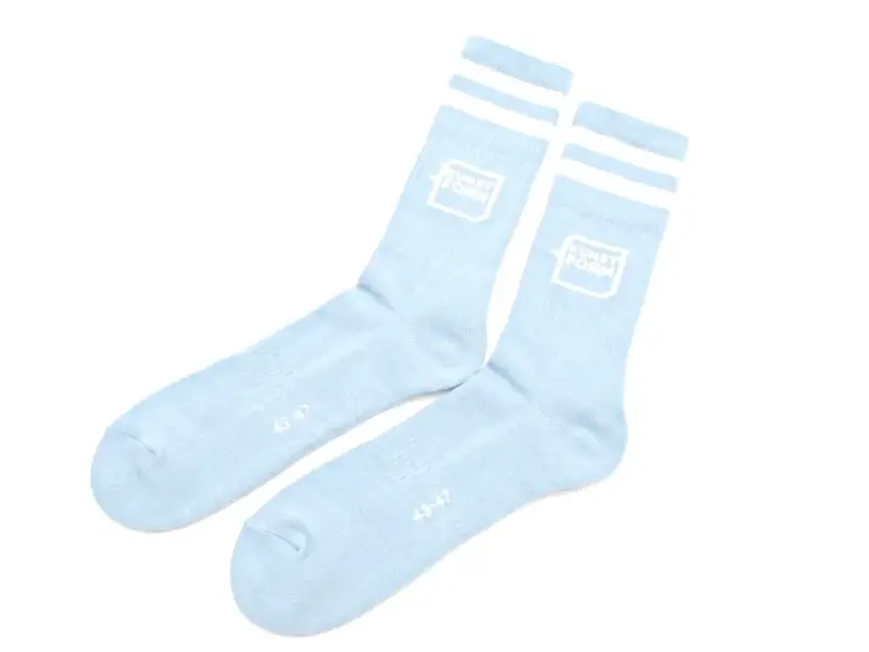 kunstform "Logo" Socks - Limited Light Blue