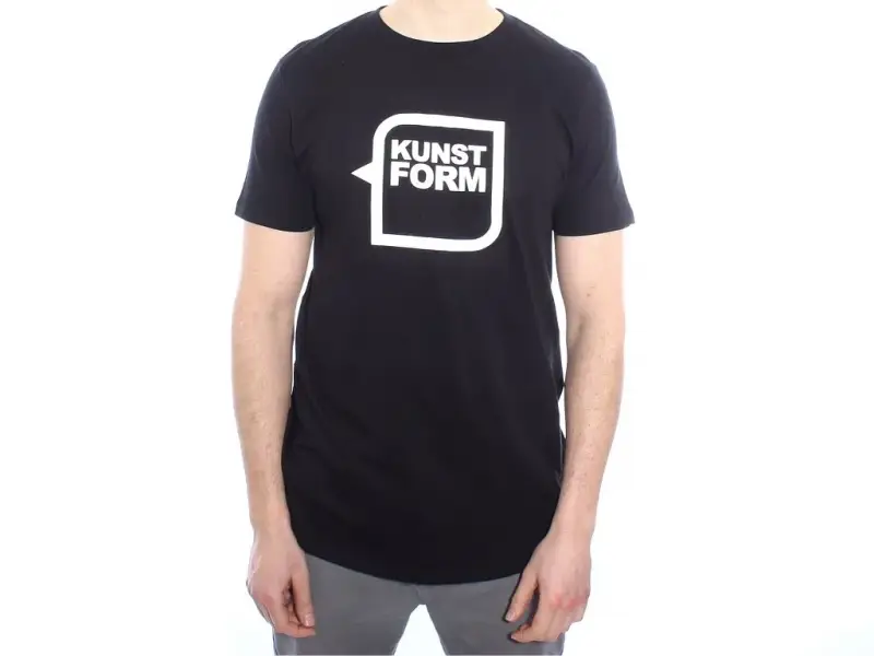 kunstform "Front Logo" T-Shirt - Black
