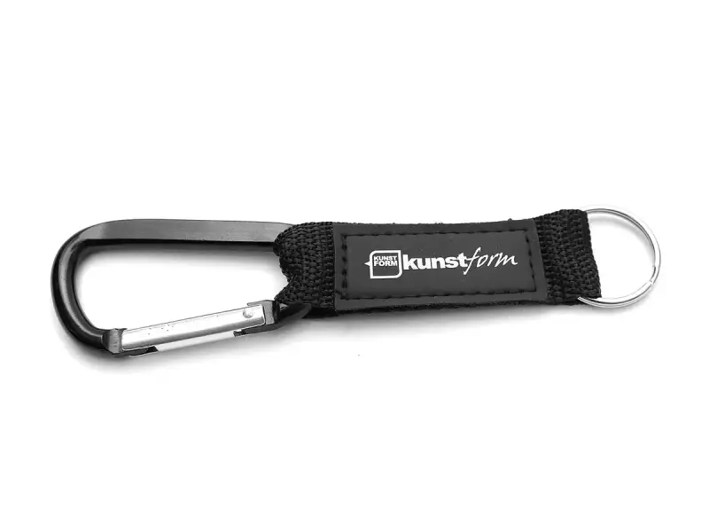 kunstform "Script" Carabiner Keyring