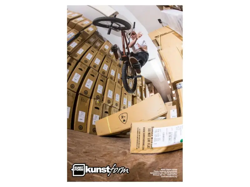 kunstform "Team 2024 Miguel Smajli" BMX Poster - 594 x 841 mm (DIN A1)