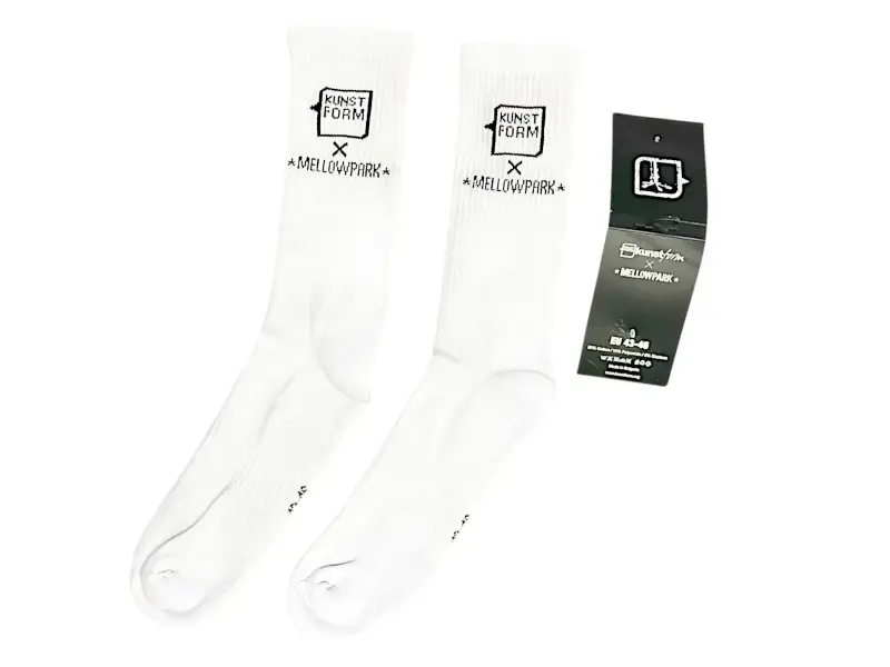 kunstform X Mellowpark Socken - White