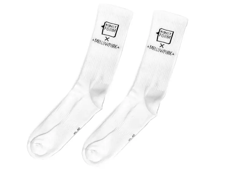 kunstform X Mellowpark Socken - White