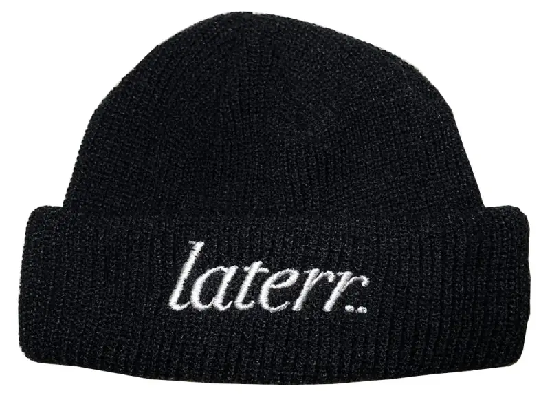 Laterr Threads "Fisher" Beanie - Black