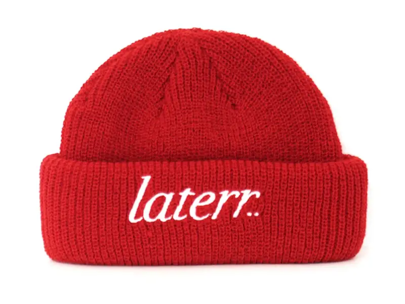 Laterr Threads "Fisher" Beanie - Red
