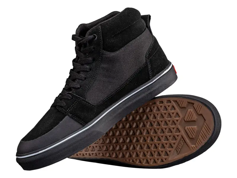Leatt "1.0 Flat Hi" Schuhe - Black