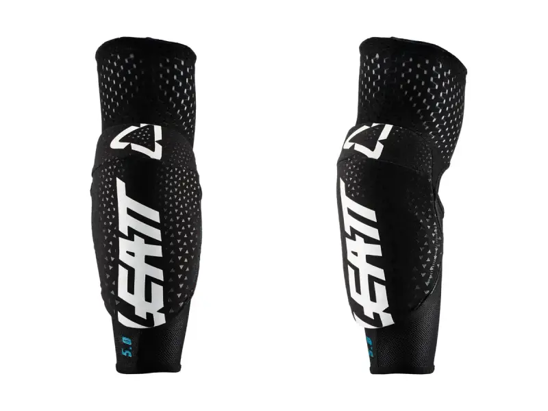 Leatt "3DF 5.0" Elbow Pads - White/Black