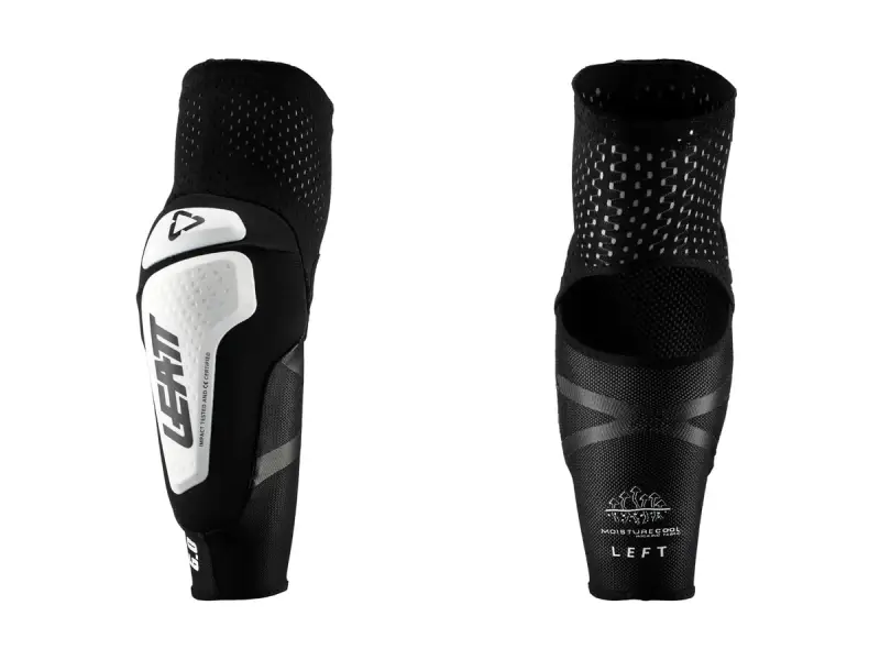 Leatt "3DF 6.0" Elbow Pads - White/Black