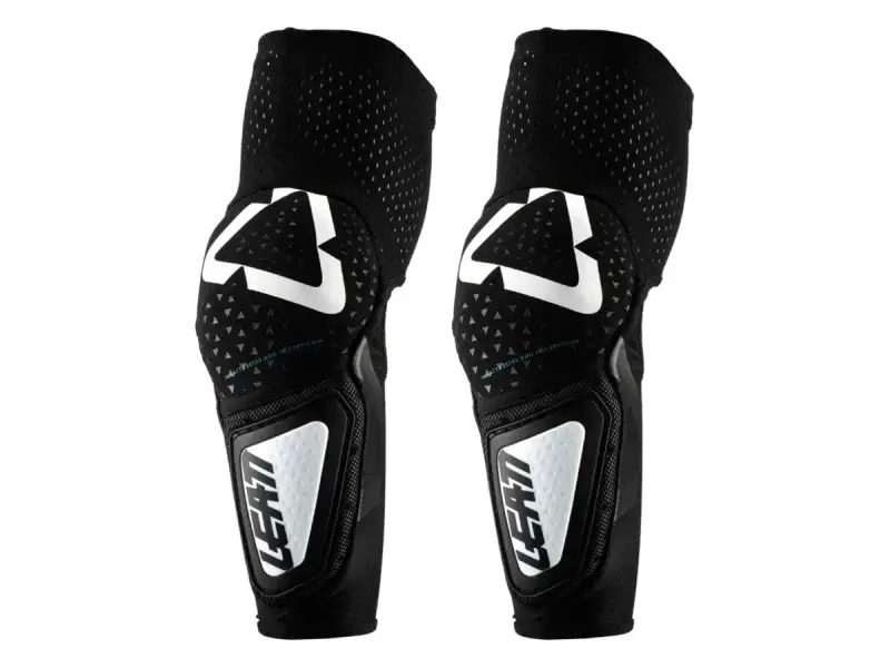 Leatt "3DF Hybrid" Elbow Pads - White/Black