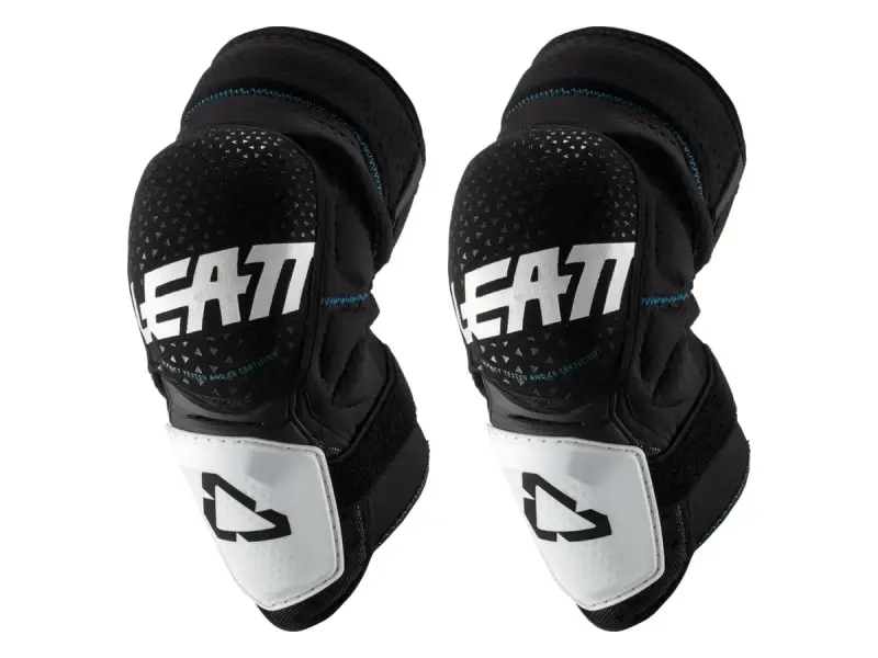 Leatt "3DF Hybrid" Knee Pads - White/Black