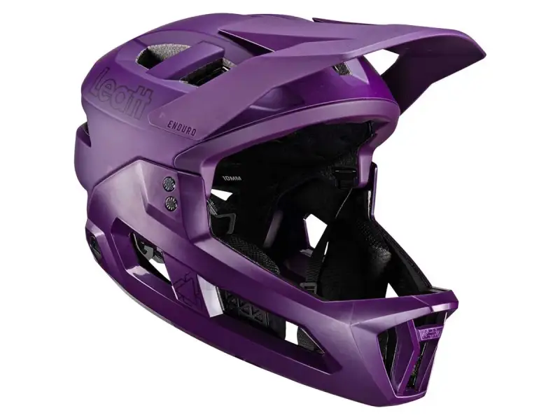 Leatt "Enduro 2.0" Fullface Helm - Purple