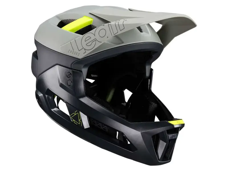 Leatt "Enduro 3.0" Fullface Helm - Granite