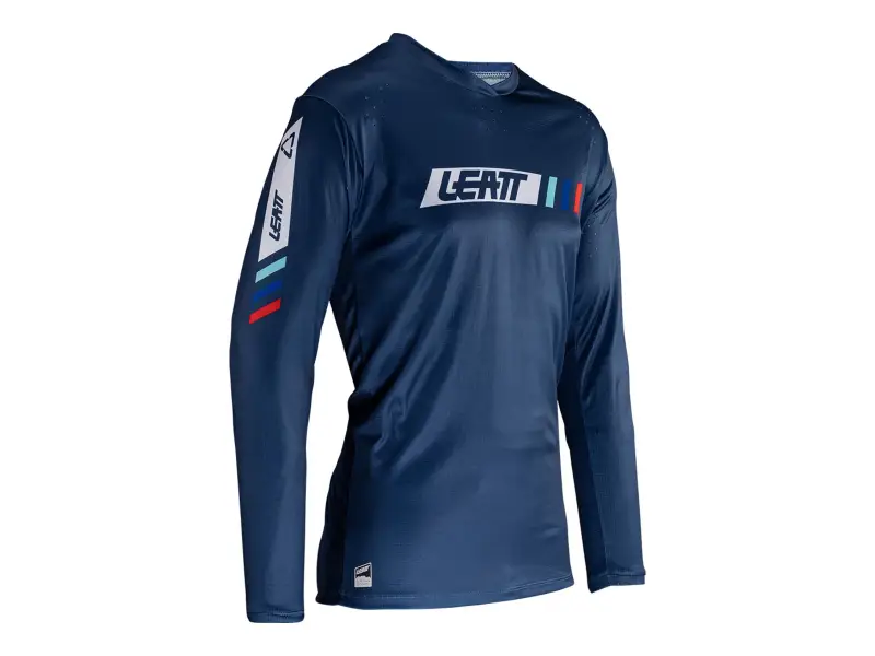 Leatt "Enduro 4.0 Long Sleeve" Jersey - Denim
