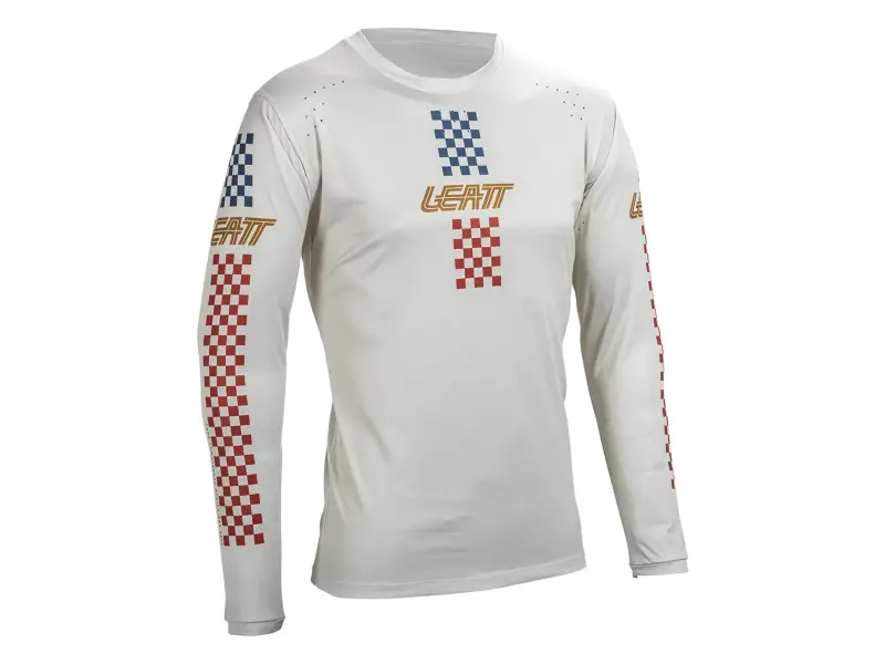Leatt "Enduro 4.0 Long Sleeve" Jersey - Cream