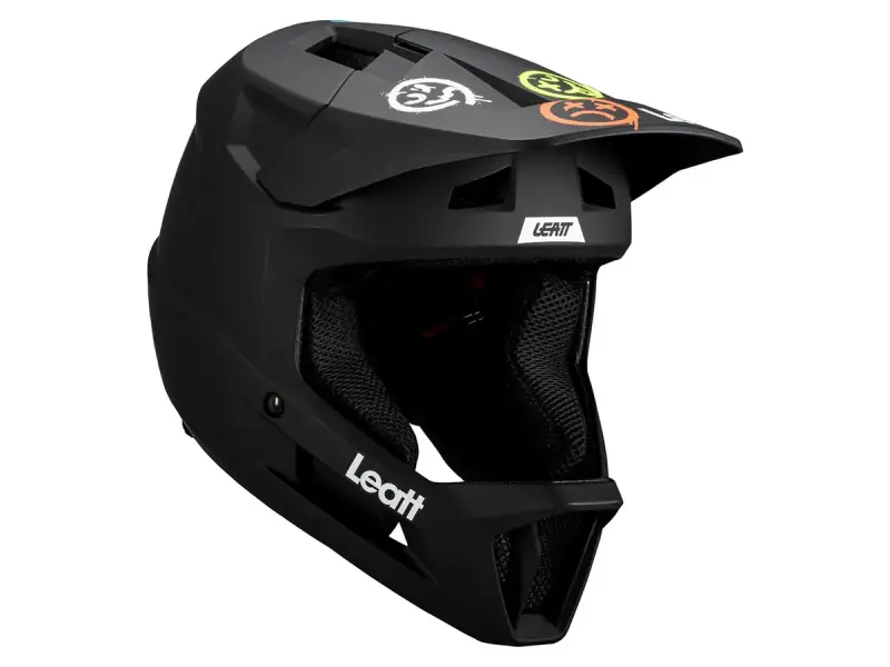 Leatt "Gravity 1.0 Junior" Fullface Helm - Black