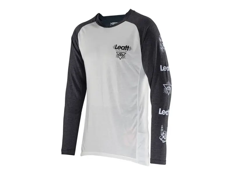 Leatt "Gravity 2.0 Long Sleeve" Jersey - White