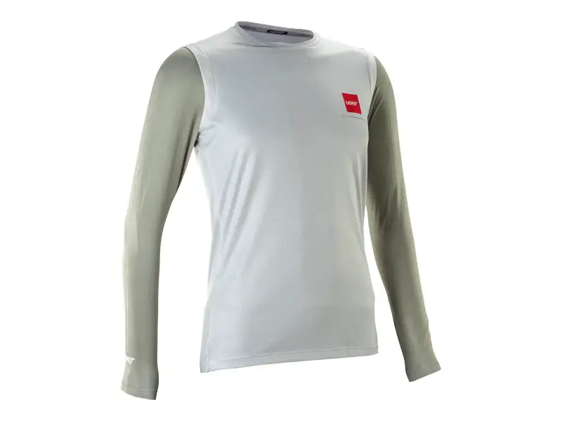 Leatt "Gravity 2.0 Long Sleeve Women" Jersey - Cream White