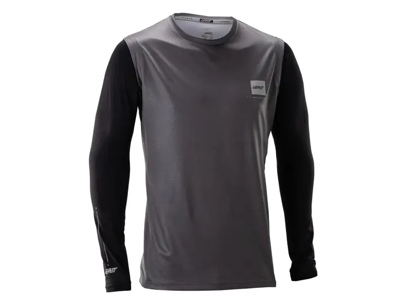 Leatt "Gravity 2.0 Long Sleeve" Jersey - Graphite Black