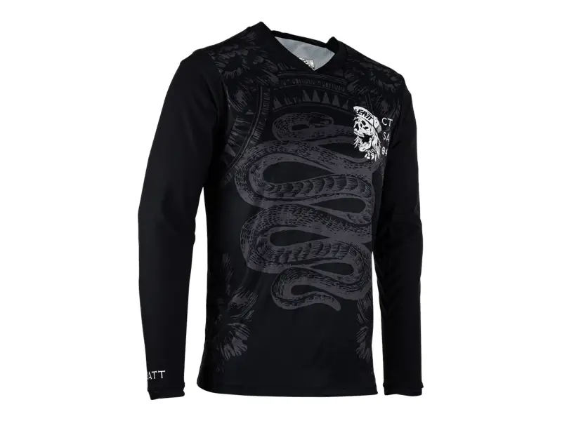 Leatt "Gravity 3.0 Long Sleeve" Jersey - Black 2023