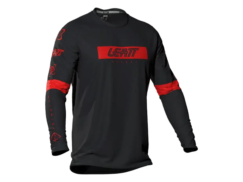 Leatt "Gravity 3.0 Junior Long Sleeve" Jersey - Black