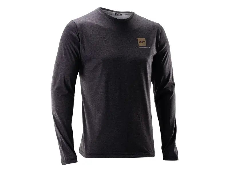 Leatt "Gravity 3.0 Long Sleeve" Jersey - Ghost Black