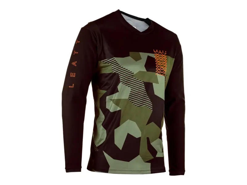 Leatt "Gravity 4.0 Junior Long Sleeve" Jersey - Camo