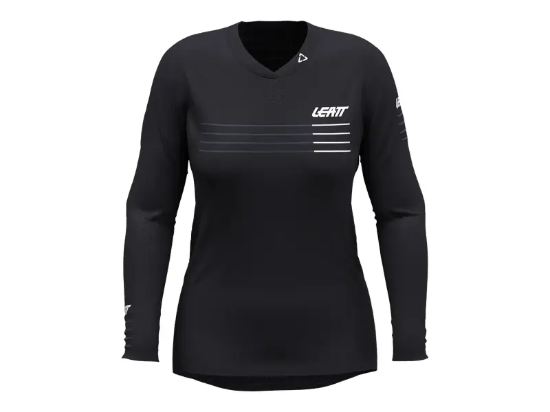 Leatt "Gravity 4.0 Women Long Sleeve" Jersey - Black 2022