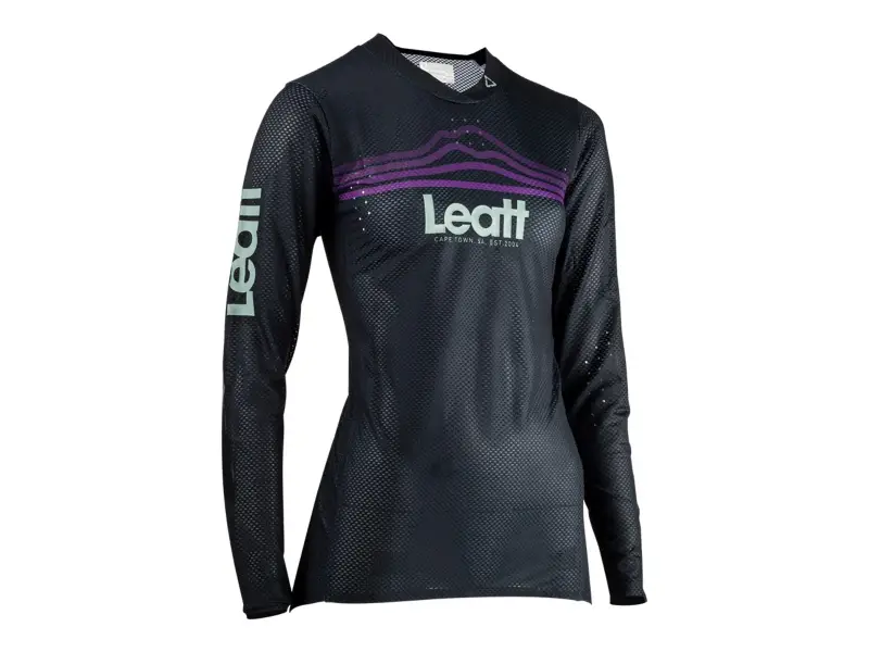 Leatt "Gravity 4.0 Women Long Sleeve" Jersey - Black 2023
