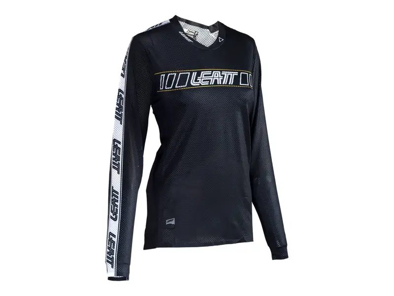 Leatt "Gravity 4.0 Women Long Sleeve" Jersey - Black 2024