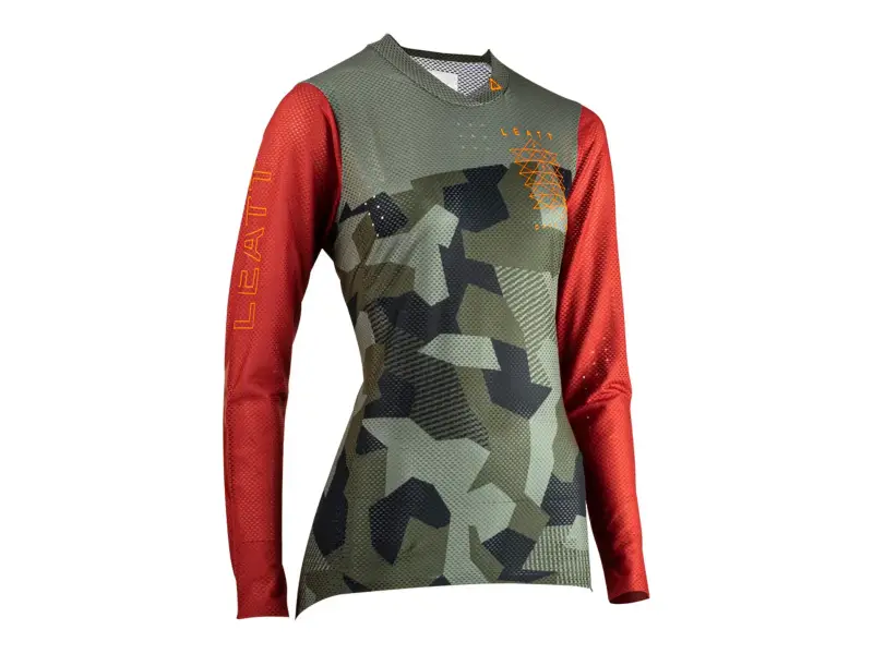 Leatt "Gravity 4.0 Women Long Sleeve" Jersey - Camo