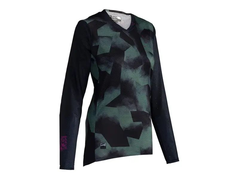 Leatt "Gravity 4.0 Women Long Sleeve" Jersey - Spinach