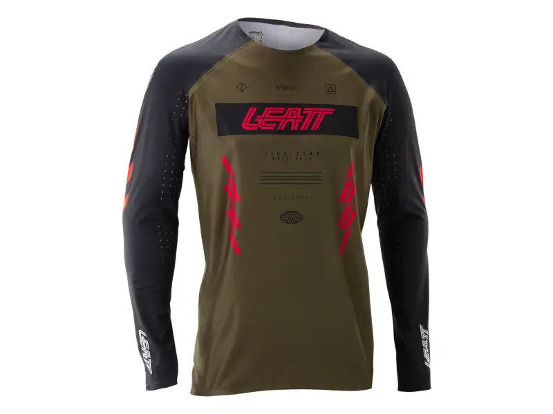 Leatt "Gravity 5.0 Long Sleeve" Jersey - Race Brown