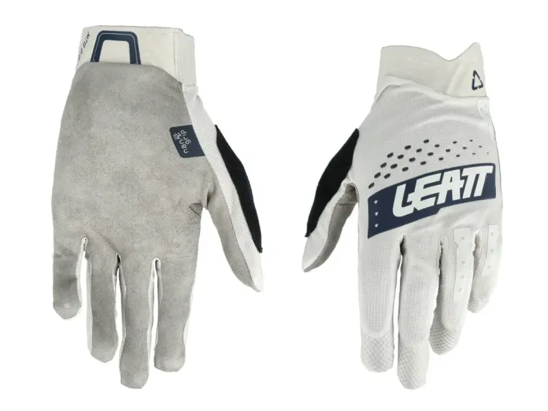 Leatt "MTB 2.0 X-Flow Steel" Gloves - White/Blue