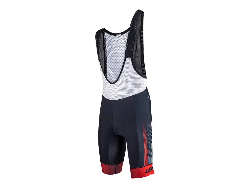 Leatt "MTB 6.0 Endurance Bib" Bib Shorts - Black/Red