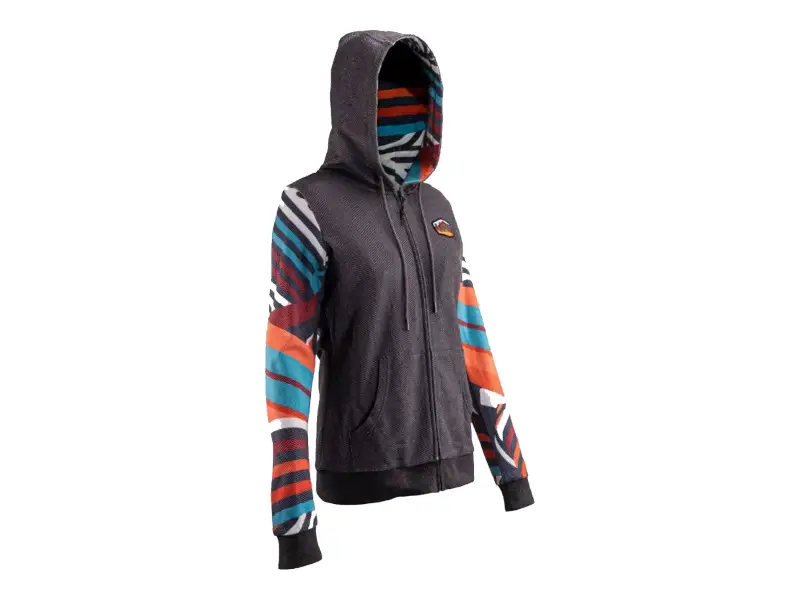 Leatt "Premium Women" Hooded Zipper - Stripes