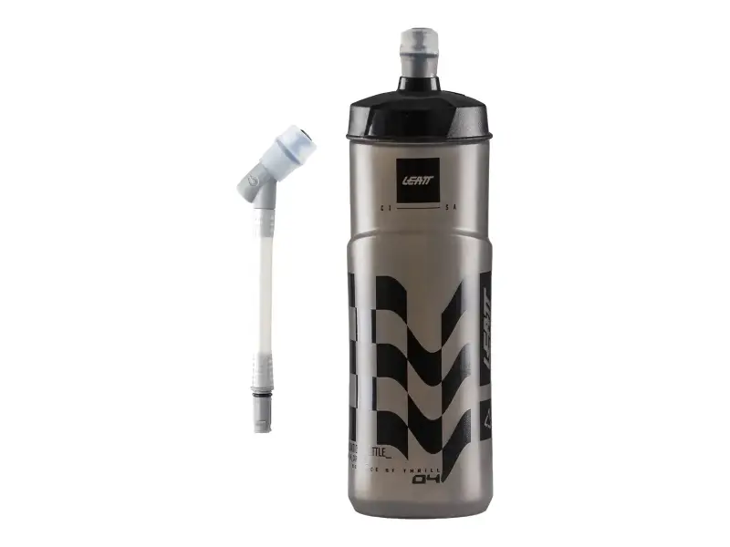 Leatt "SteadySip Convertible Fidlock" Trinkflasche - 600ml - Smoke