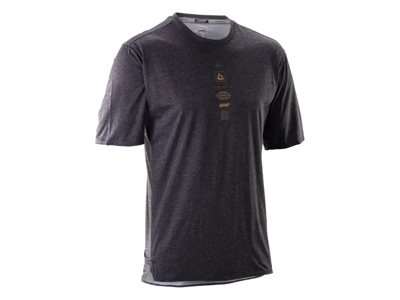 Leatt "Trail 4.0" Jersey - Ghost Black