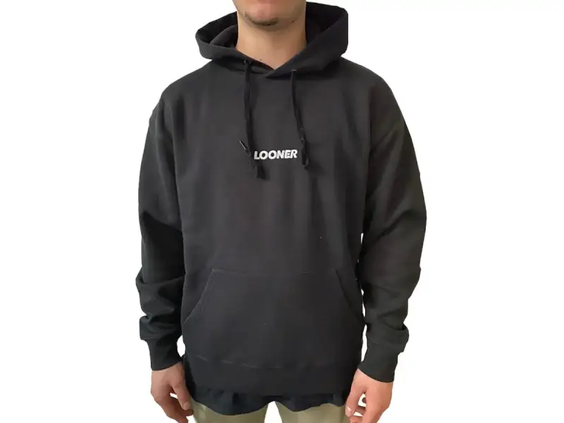 Looner Wear "Looner" Hooded Pullover - Black