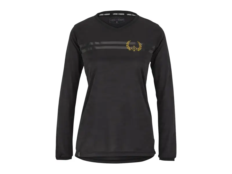Loose Riders "C/S Women Long Sleeve" Jersey - Laurel Black