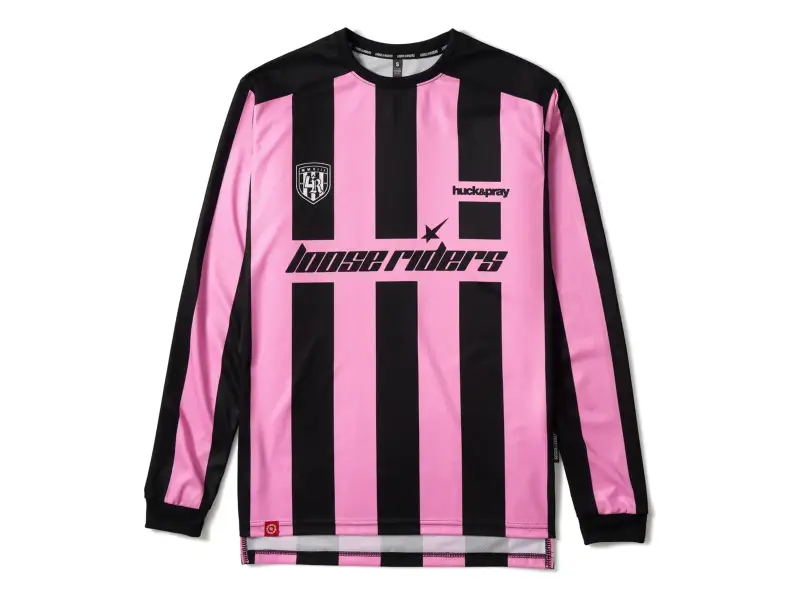 Loose Riders "Derby Long Sleeve" Jersey - Pink