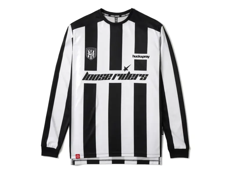 Loose Riders "Derby Long Sleeve" Jersey - White