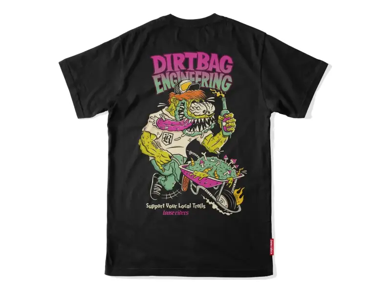 Loose Riders "Dirtbag Engineering" T-Shirt - Black