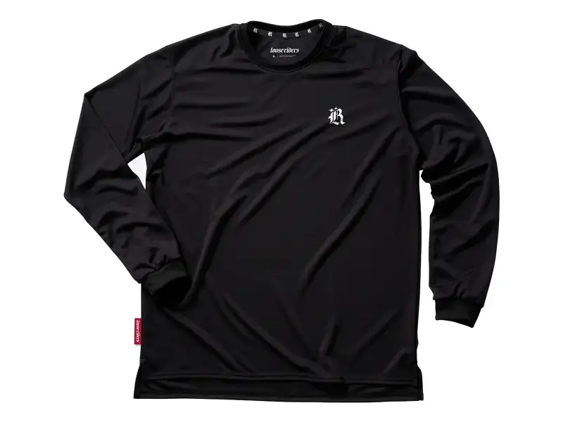 Loose Riders "Essentials Long Sleeve" Jersey - Black