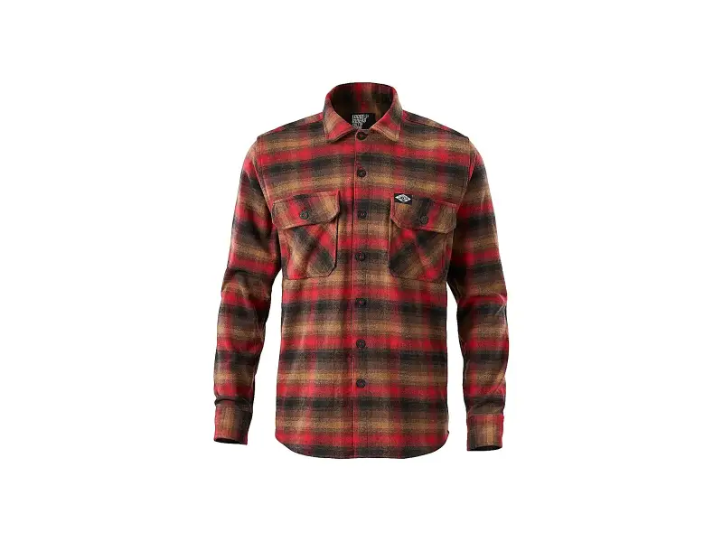 Loose Riders "Fernwood Flannel" Shirt - Red/Black