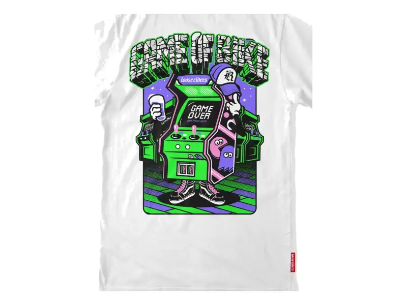 Loose Riders "Game Of Bike" T-Shirt - White
