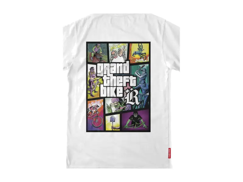 Loose Riders "Grand Theft Bike" T-Shirt - White