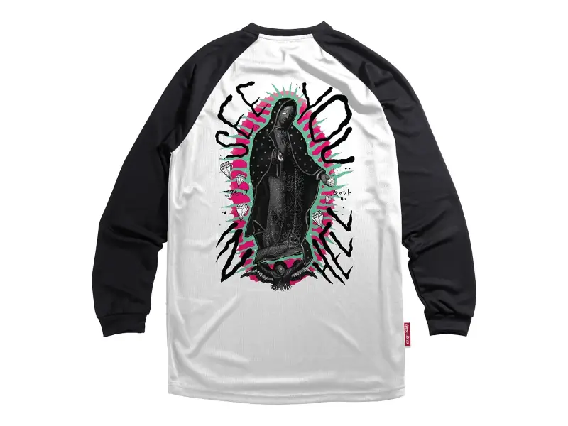 Loose Riders "See You In Hell Long Sleeve" Jersey - White/Black