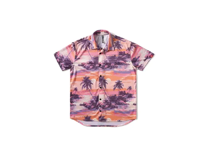 Loose Riders "Sunset Palms" Party Shirt - Sunset Palms