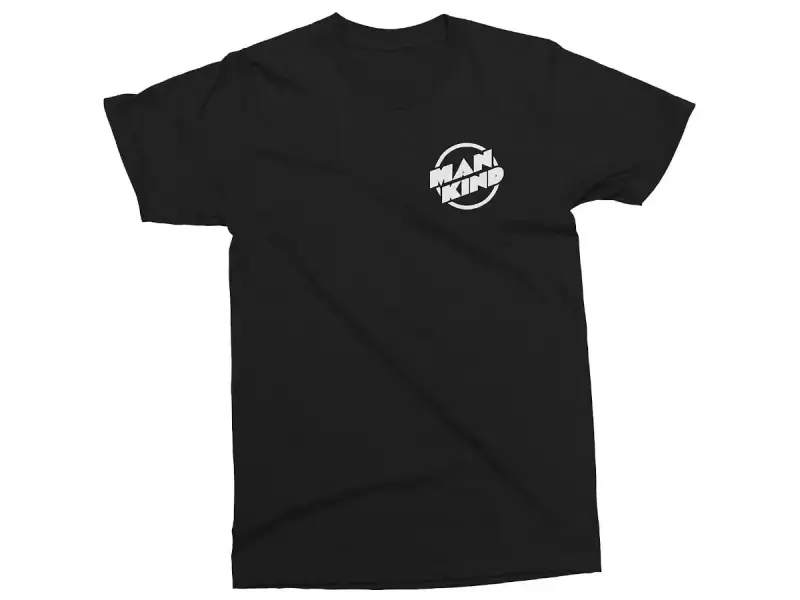 Mankind Bike Co. "Azadi Mini Logo" T-Shirt - Black